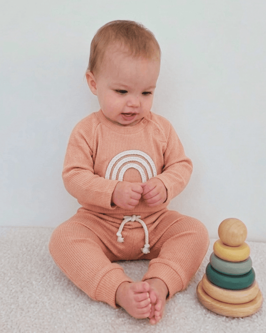 Conjunto Arcoiris Rosado Bebés 0 - 18 Meses - Memmi
