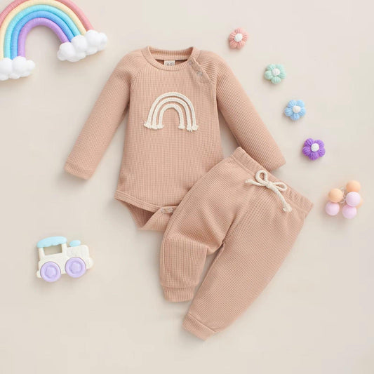Conjunto Arcoiris Rosado Bebés 0 - 18 Meses - Memmi