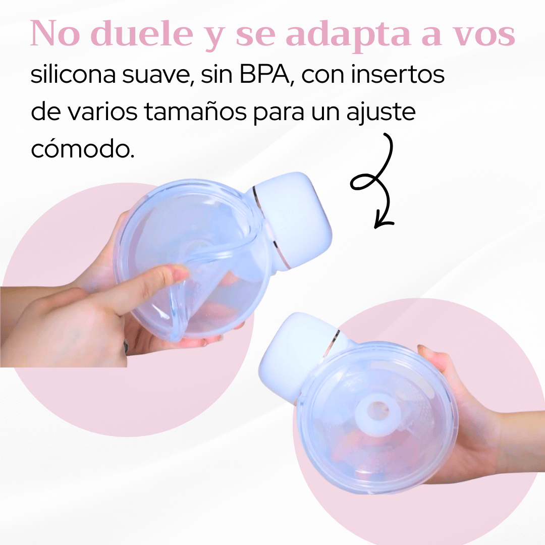 PACK BASICO | 1 Sacaleches completo -Extractor de leche portable eléctrico manos libres sacaleches pack básico memmi
