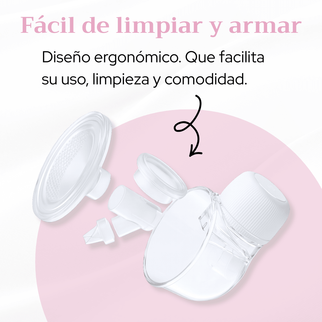 PACK BASICO | 1 Sacaleches completo -Extractor de leche portable eléctrico manos libres sacaleches pack básico memmi