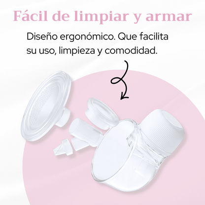 PACK BASICO | 1 Sacaleches completo -Extractor de leche portable eléctrico manos libres sacaleches pack básico memmi