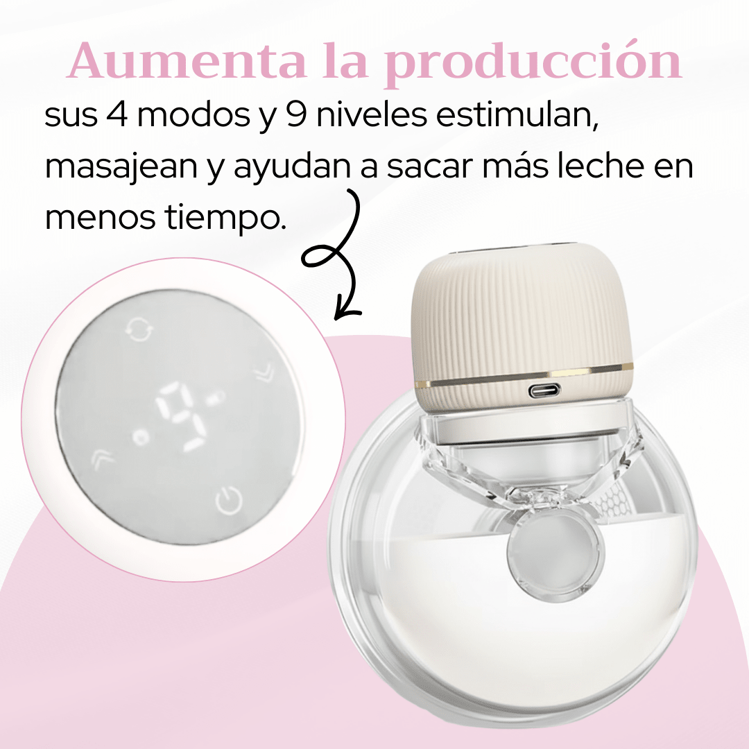 PACK BASICO | 1 Sacaleches completo - Extractor de leche portable eléctrico manos libres sacaleches pack básico memmi