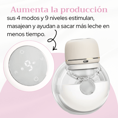 PACK BASICO | 1 Sacaleches completo - Extractor de leche portable eléctrico manos libres sacaleches pack básico memmi