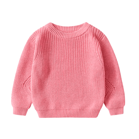Sweater Tejido Rosado Bebés 0 - 18 Meses - Memmi