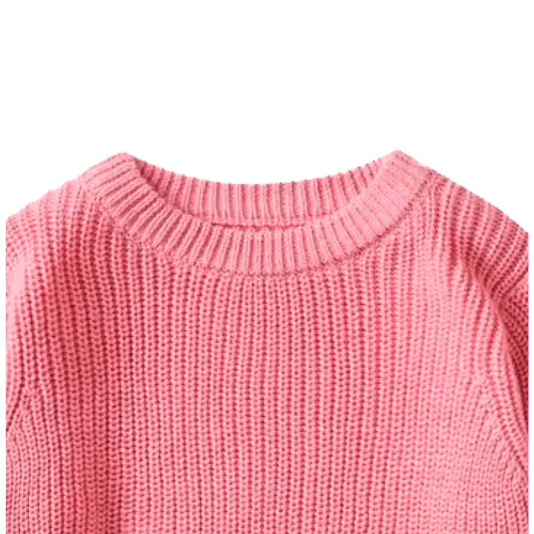 Sweater Tejido Rosado Bebés 0 - 18 Meses - Memmi