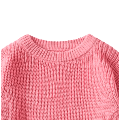 Sweater Tejido Rosado Bebés 0 - 18 Meses - Memmi